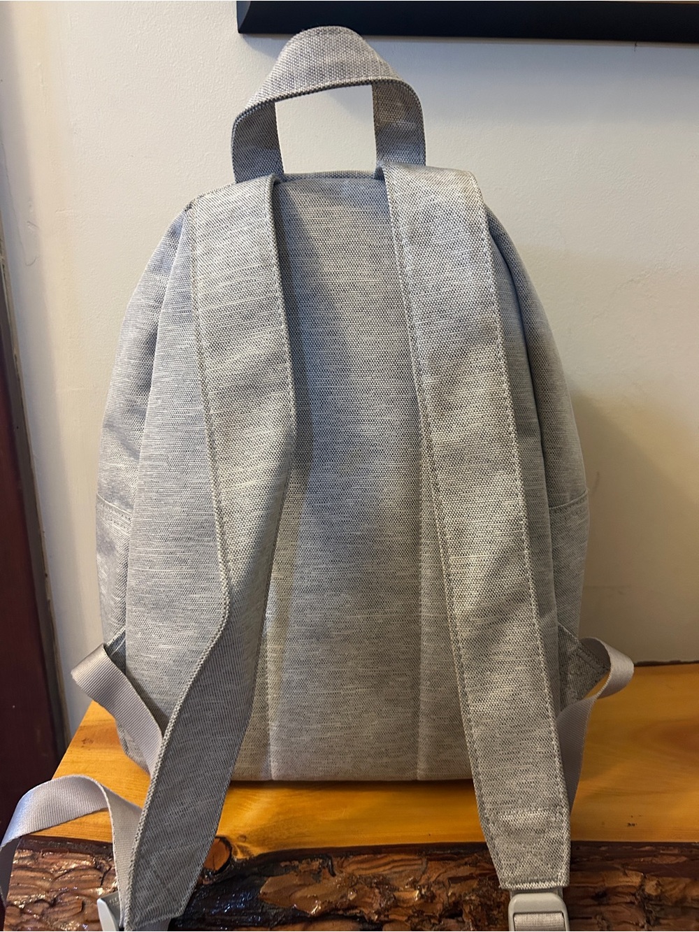 Herschel Supply Company mini Light Gray Daypack with Leather Accents - Picture 2 of 7